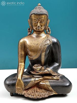 13" Bhumisparsha Mudra Buddha | Handmade