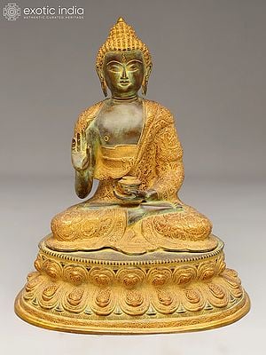 16" Gautam Buddha Preaching His Dharma | Handmade