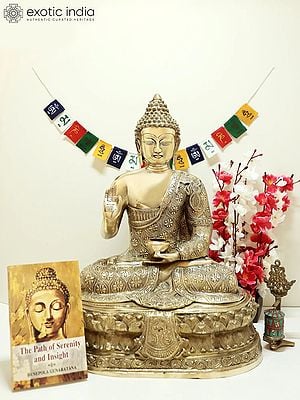 22" Gautam Buddha Preaching His Dharma | Handmade