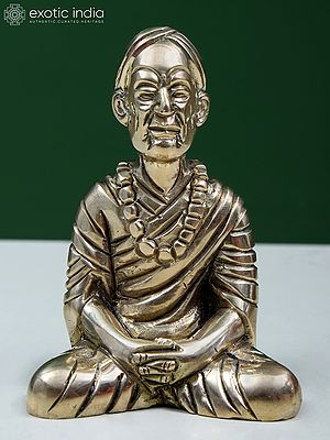 Shri Kheta Ram Ji Maharaj Brass Statue