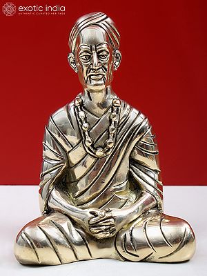 Shri Kheta Ram Ji Maharaj Brass Statue