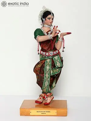 14" Odissi - Dance of India | Traditional Handmade Doll