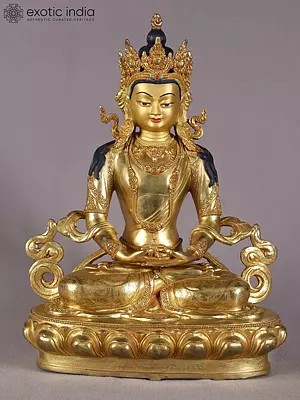 15" Aparmita Statue From Nepal | Amitayus Idol