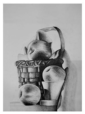 Beautiful Sketch Of Still Life | Graphite On Paper | By Suman Das