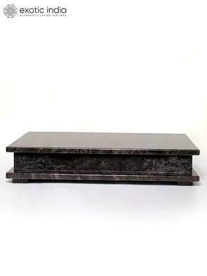 24" Rectangular Shaped Marble Pedestal/Chowki