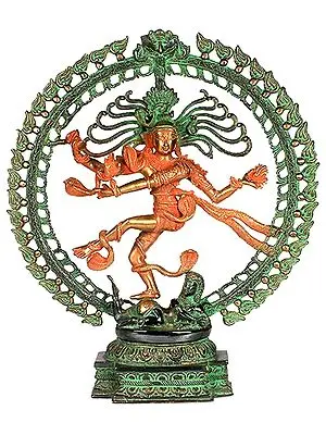 20" Anandatandava - The Dance of Absolute Bliss | Handmade Brass Idol | Made in India
