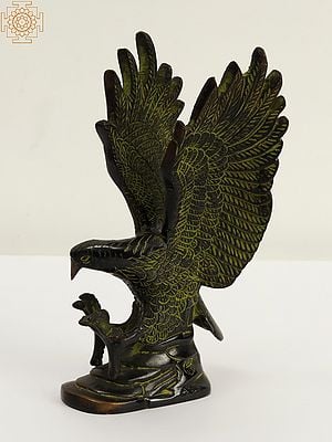 Vintage Falcon Brass Statue | Handmade Eagle Brass Sculpture | Home Decoration Items | Made in India
