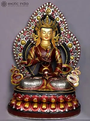 Superfine Vajrasattva Gilded Copper Nepalese Statue