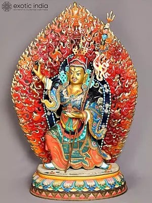 32" Large Superfine Standing Guru Padmasambhava from Nepal
