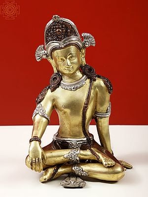 9" Vedic God Indra In Brass