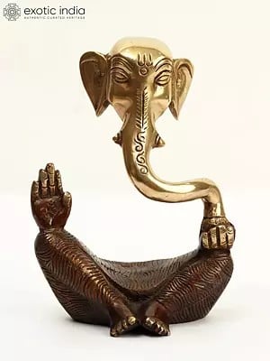 Brass Stylized Ganesha | Brass Statue