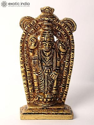 Small Standing Lord Guruvayurappan | Brass Statue