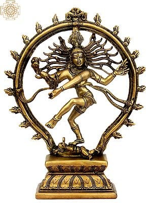 13" Nataraja - King of Dancers In Brass | Handmade | Made In India