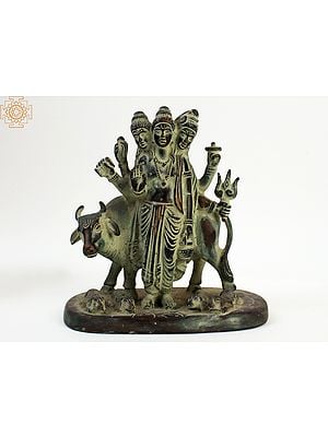 The Holy Saint Dattatreya In Brass | Handcrafted In India