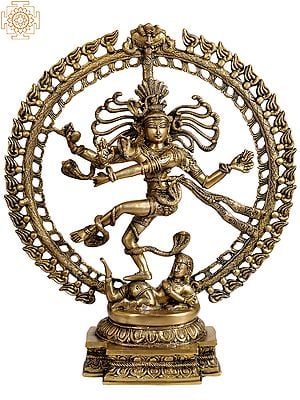 21" Nataraja - The King of Dancers In Brass