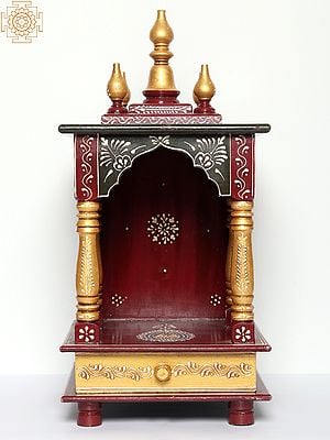 20" Wooden Temple Altar