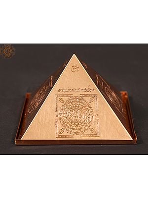 Tamil Vastu Pyramid | Sri Yantra Copper Pyramid