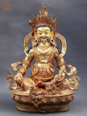Kubera - Tibetan Buddhist  God of Wealth (Made in Nepal)