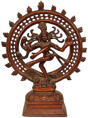 12" Lord Shiva as Nataraja | Brass | Handmade