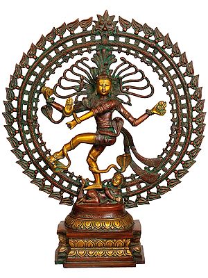28" The Most Successful Representation of Bhagawan Shiva’s Power In Brass
