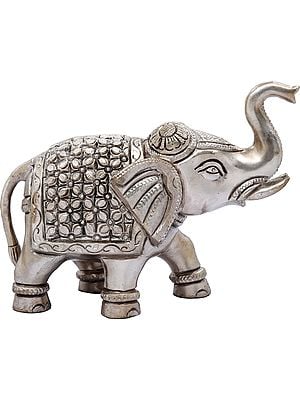 Elephant with Upraised Trunk (Auspicious According to Vastu)