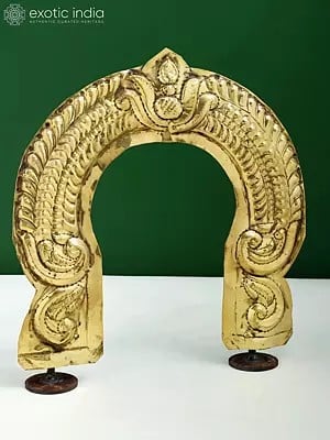 Brass Kirtimukha Prabhavali | Handmade