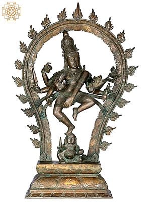 26" Nataraja | Madhuchista Vidhana (Lost-Wax) | Panchaloha Bronze from Swamimalai