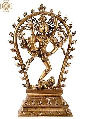 18" Tripurantaka Shiva In Brass | Handmade | Made In India