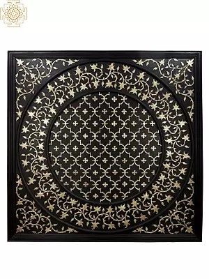 72" Islamic Wooden Roof Panel | Wall Decor