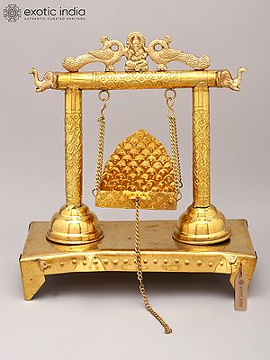 12" Designer Brass Swing for Deity