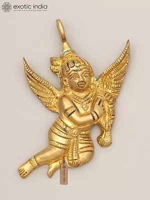 3" Small Brass Gandharva Idol with Hanging Element