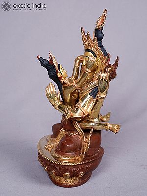 Kharcheri Shakti | Tibetan Buddhist Deity | Copper With Gold Plated
