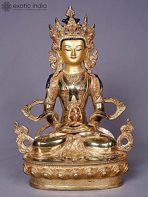 Aparimita | Tibetan Buddhist Deity | Copper With Gold Plated