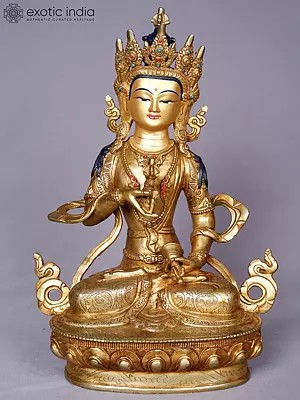 Vajrasattva | Tibetan Buddhist Deity | Copper With Gold Plated