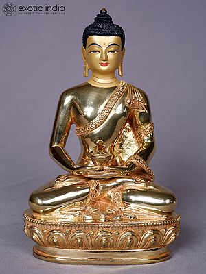 Amitabha Buddha | Tibetan Buddhist Deity | Copper With Gold Plated