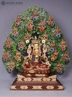 21 Tara Set | Tibetan Buddhist Deity | Copper With Gold Plated