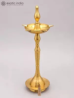Auspicious Five Wick Puja Lamp
