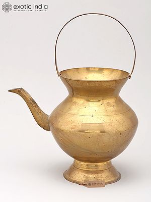 5" Brass Kamandalu In Brass | Handmade | Made In India