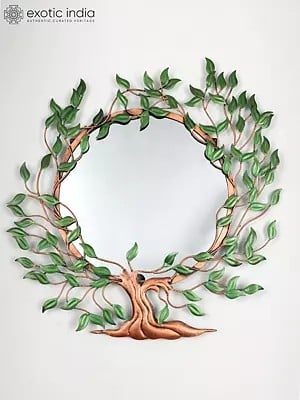 Iron and Glass Fairy Tale Wall Mirror | Wall Decoration Items