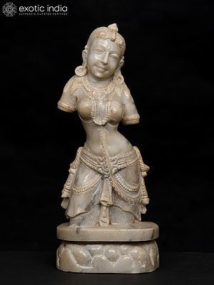 8" Lady Figure | Sand Stone Statue