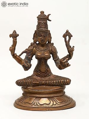 3" Small Hindu Goddess | Bronze Statue