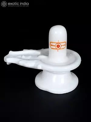 White Marble Shiva Linga