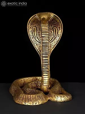 7" Kundalini Brass Sculpture | Handmade Metal Statues