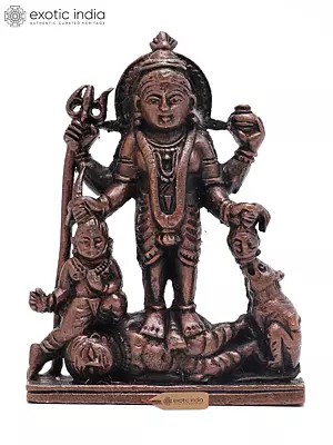 2" Small Devi Maa Kali | Copper Statue
