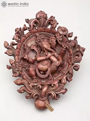 13" Hand-Carved Bal Ganesha with Four Armed | Marble Sculpture | Made in India