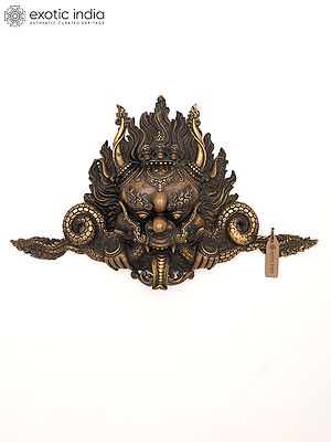 15" Yamantaka (Repousse Mask from Nepal)