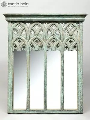 36" Large Vintage Style Wall Hanging Mirror | Home Decor