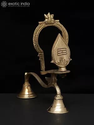 7" Brass Shodash Upachara Vel  Lamp