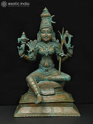 18" Goddess Rajarajeshvari | Bronze Statue