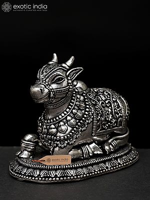 Small Superfine Nandi - Vahana of Lord Shiva | Brass Statue